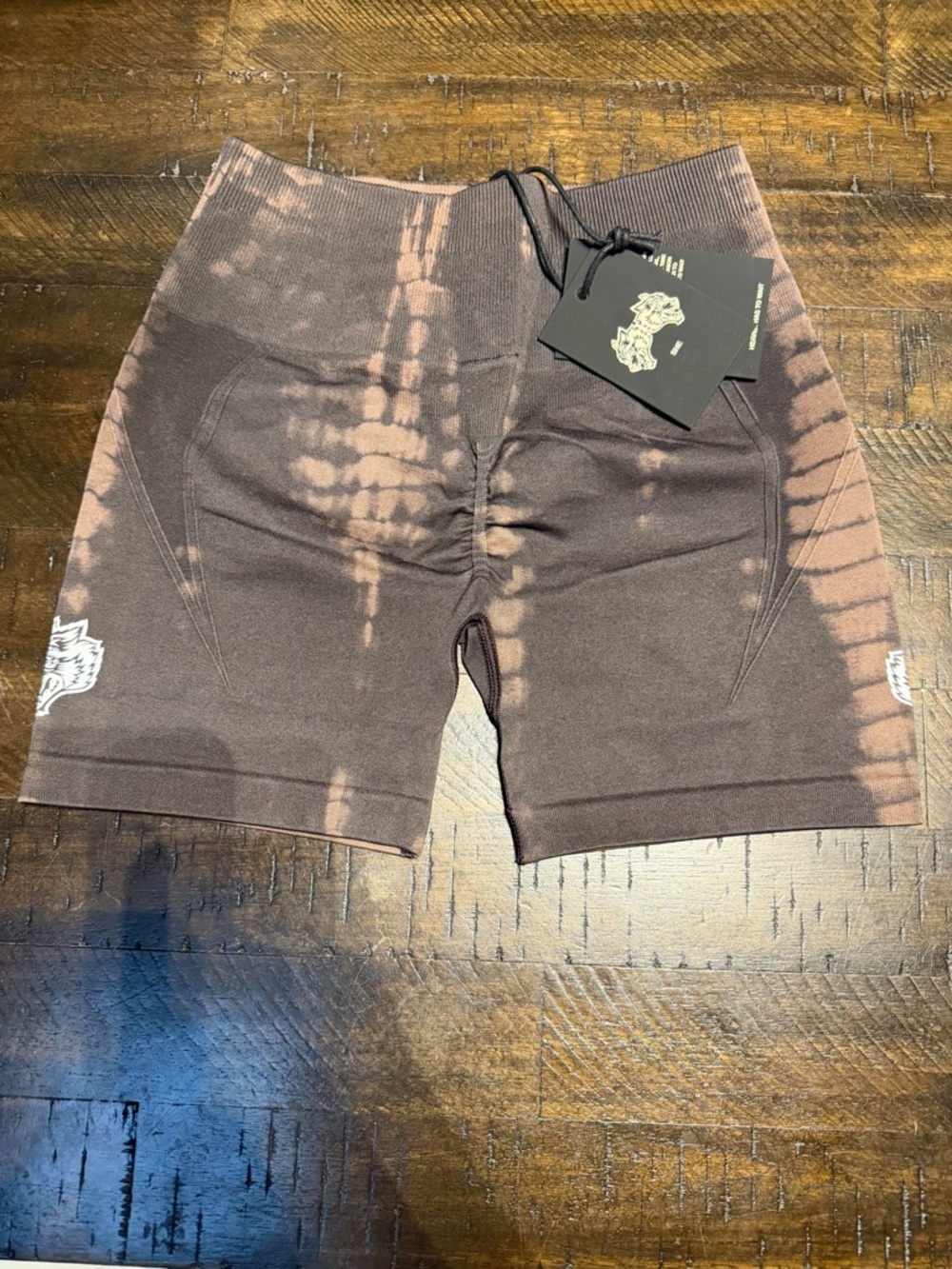 Darc Sport SHE Dual Wolf Everson Huxley Seamless Bike Shorts – Size S Brown NWT